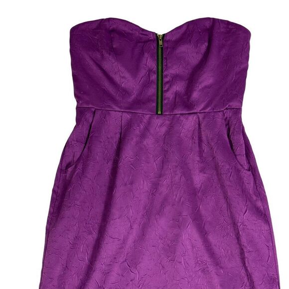 NWT Urban Outfitters | Silence + Noise Dylan strapless mini dress, purple, small - Picture 2 of 15